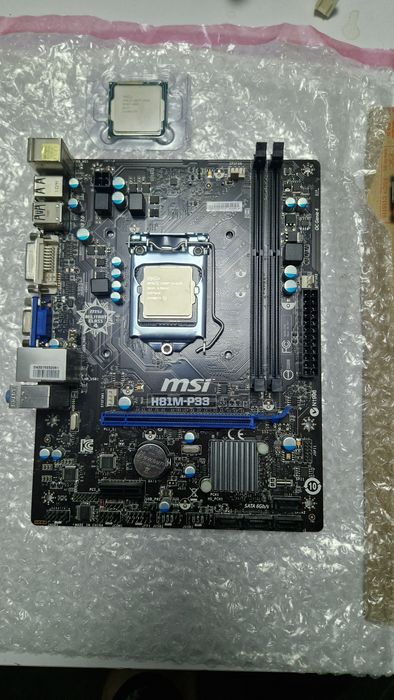 Материнская плата MSI H81M-P33 LGA 1150  CORE i3-4170  CORE i3-4130