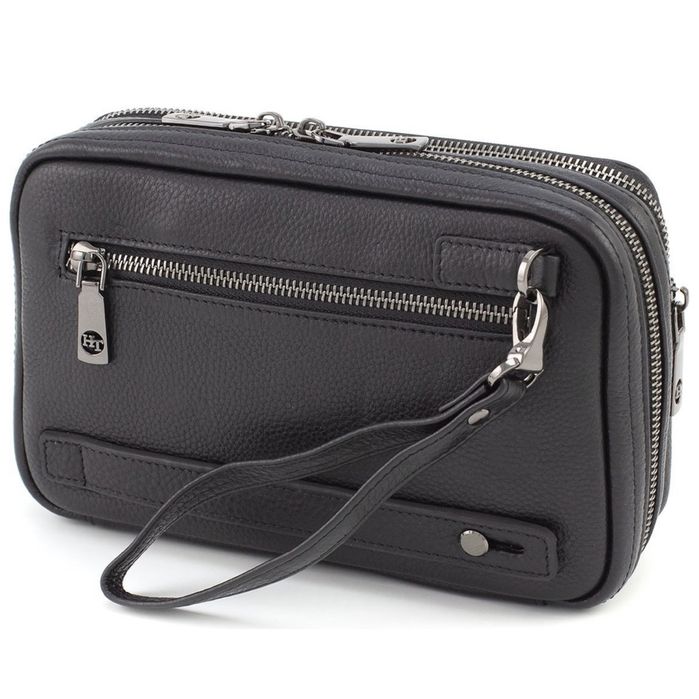 Мужской клатч кожаный HT leather Мужская барсетка Чоловічий клатч