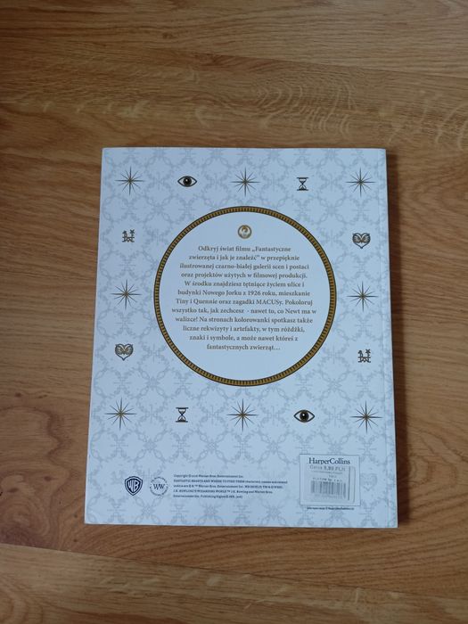 Fantastyczne zwierzęta i jak je znaleźć.Kolorowanka.