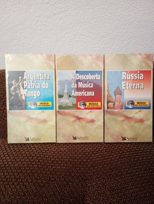 Cassetes aúdio música sem fronteiras do rider's digest