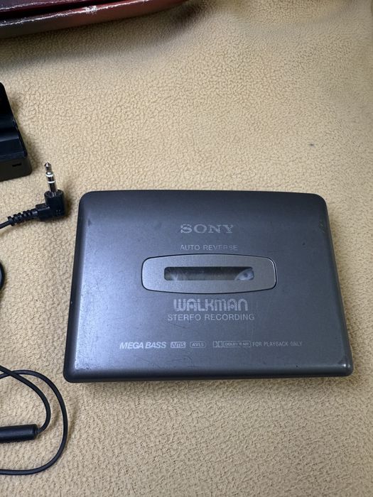 Sony Walkman WM‑GX614 | Zestaw kolekcjonerski z mikrofonem, pilotem,