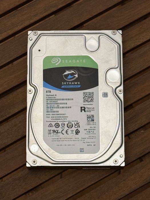 Dysk Seagate HDD 8TB, sprawny, bez bad sektorów