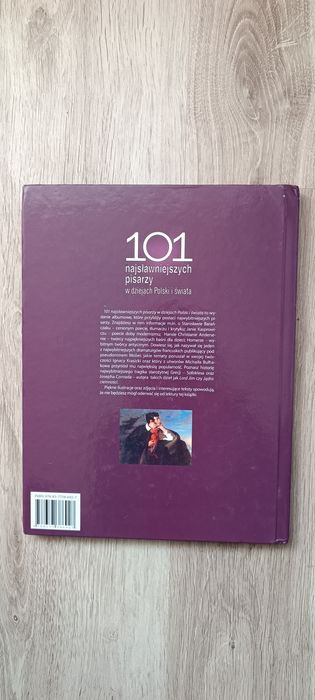 książka 101 najsławniejszych pisarzy w dziejach Polski i Świata