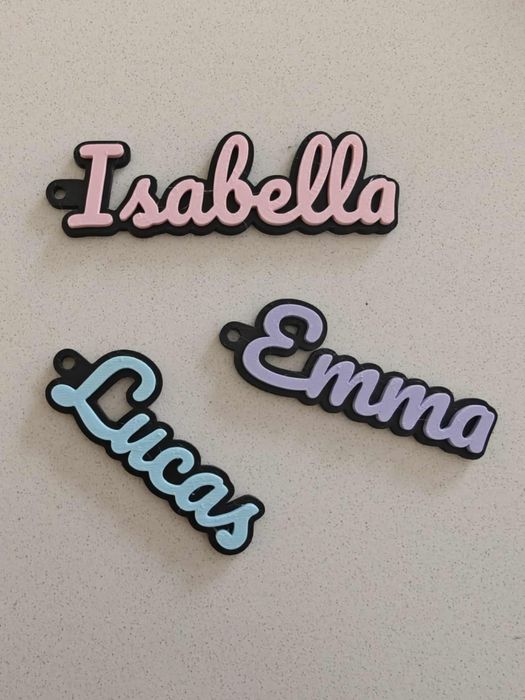 chaveiros com nomes personalizados