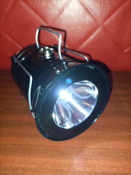 Лампа фонарь LED солнечная панель на аккумуляторе USB XF-5800T