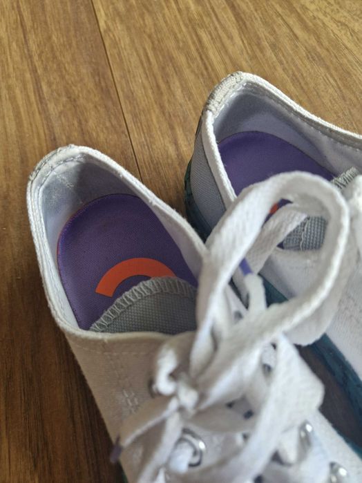 Trampki Converse r. 37 biało-szaro-turkusowe Białe Turkusowe