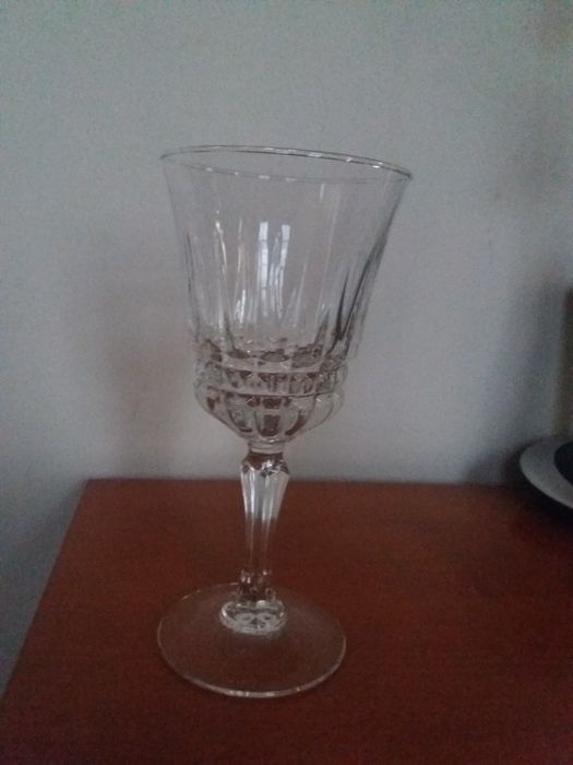 Copos de vinho de vidro