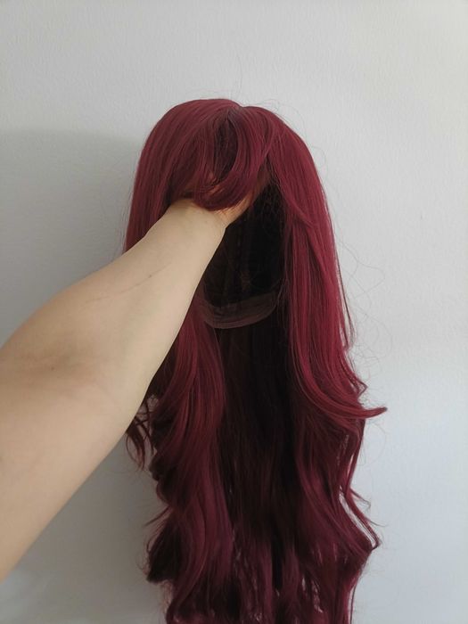 Peruca Lace Cereja vermelho 70 cm