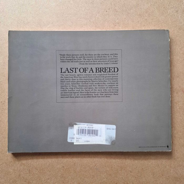 "Last of a Breed: Portraits of Working Cowboys" de Martin H. Schreiber
