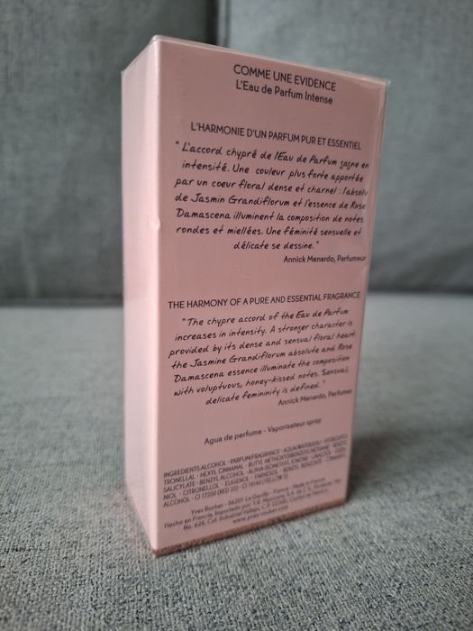 Comme une Evidence Intense Yves Rocher woda perfumowana 50 ml  nowa