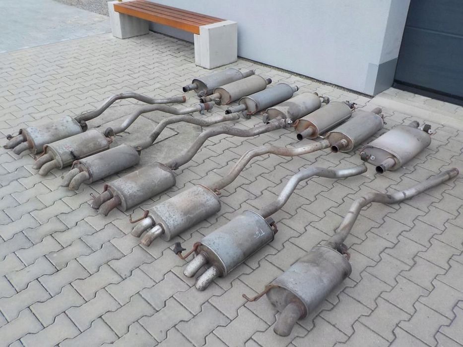 VW T5 RURA TŁUMIK ŚRODOWY KOŃCOWY