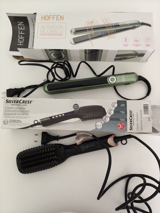 Escova alisadora + prancha