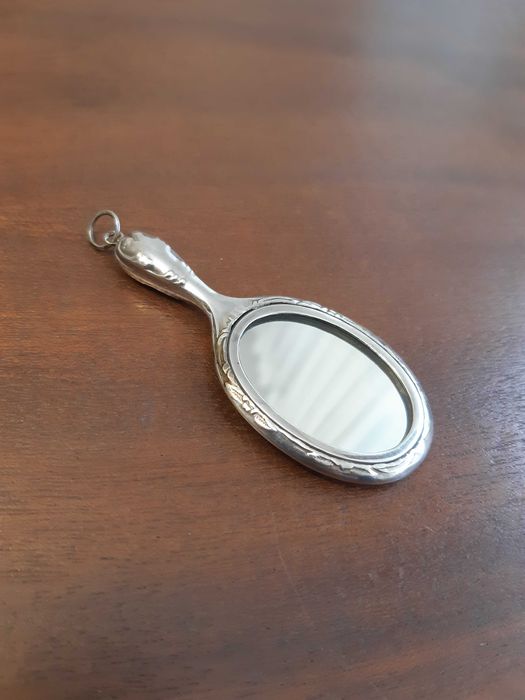 Pendente de prata espelho (Portugal) séc. XX