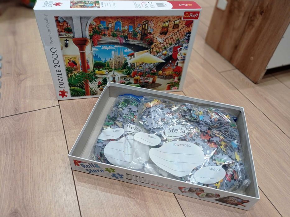 Puzzle 2000 raz ułożone stan idealny Trefl
