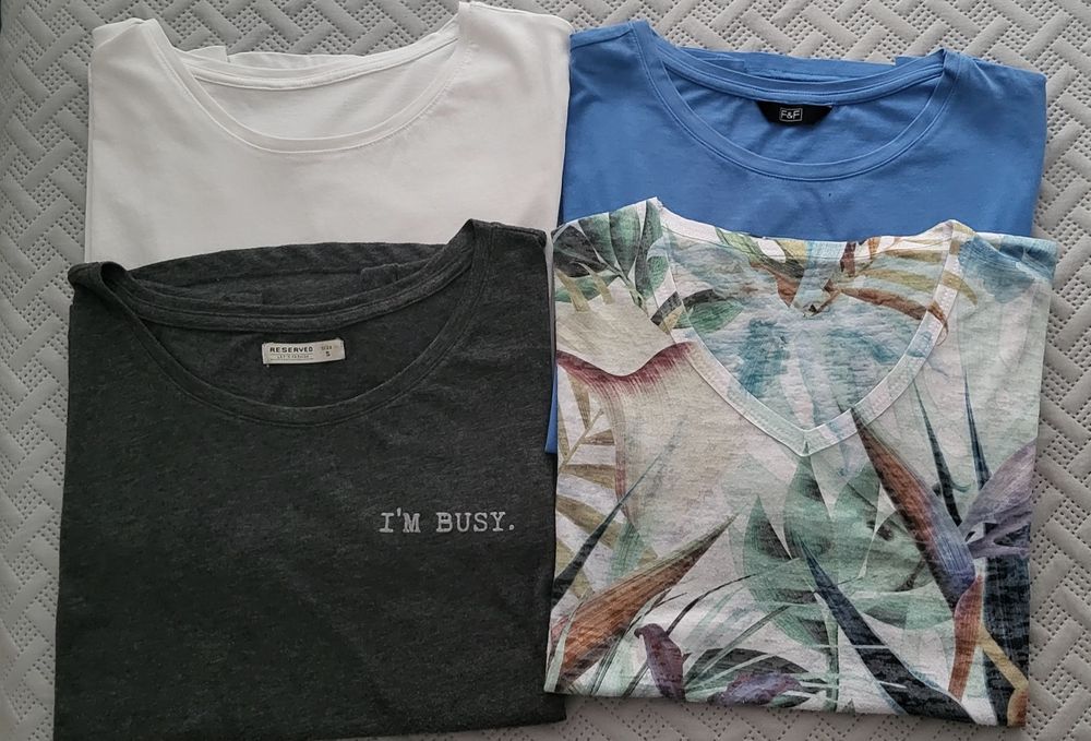 T-shirt damski 4 szt roz 38-40