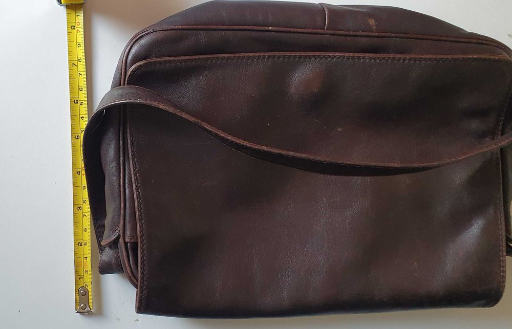 Сумка шкіряна Enny темно-коричнева