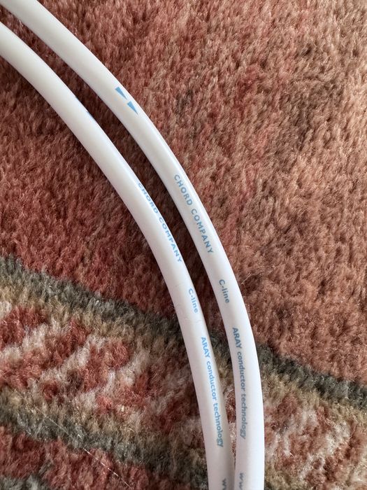 Kabel Chord Company C-line v2 (ARAY) - Interkonekt 2RCA 2xRCA  0.5m chinch Jak nowy