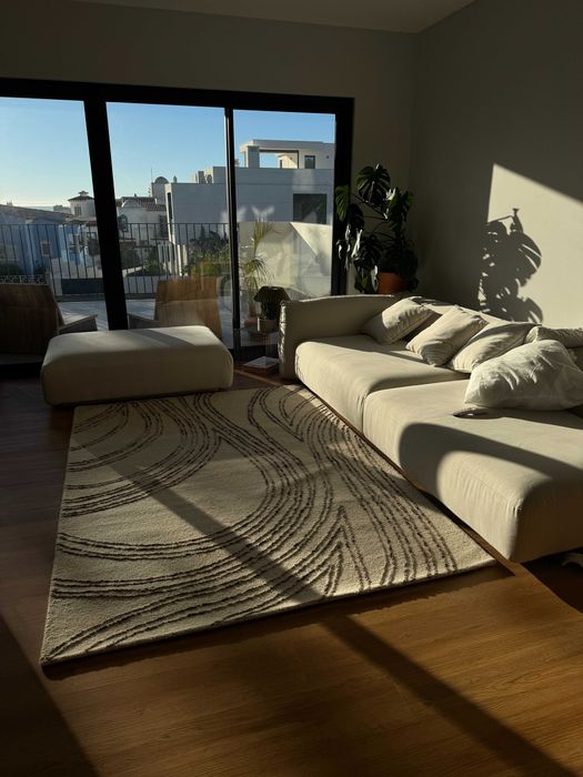 Tapete Flair Rugs 160 x 230cm de lã abstract swirl