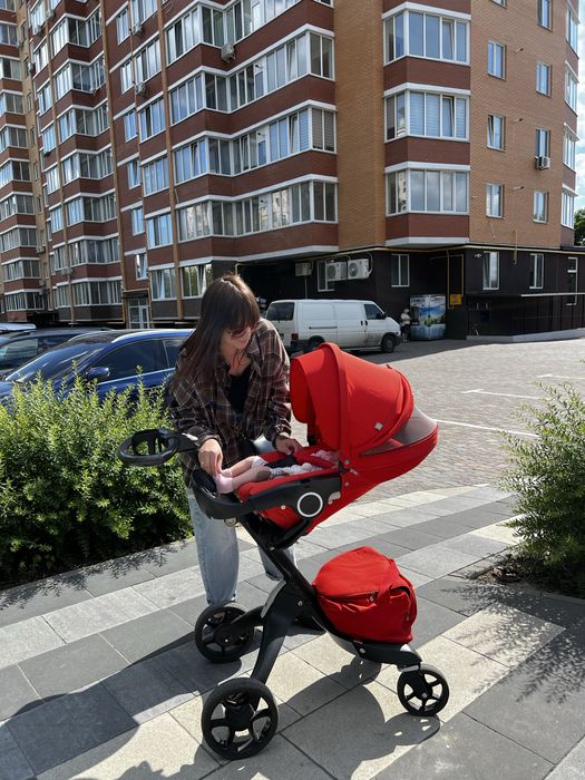 Коляска 3 в 1 Stokke Xplory , Cybex , Anex ,Люлька + Прогулянка + Автокрісло) + Мега-комплект аксесуарів!
