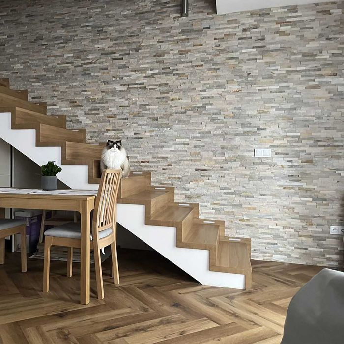 ŁUPEK Stackstone BEIGE | naturalne | 36x10x0,8-1,3cm
