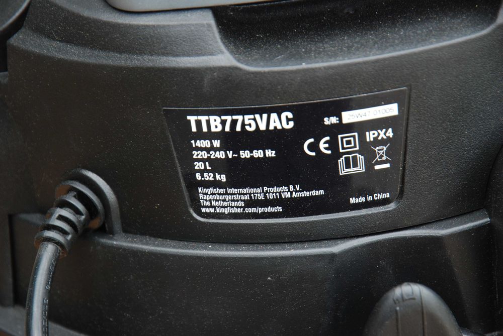 Odkurzacz garażowy metalowy Tytan