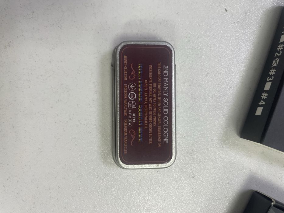 Твердий одеколон MANLY Club Solid Cologne #2 10 мл