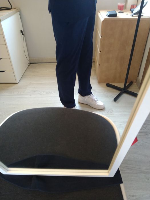 Calças de Fato Azul marinho Zara Homem