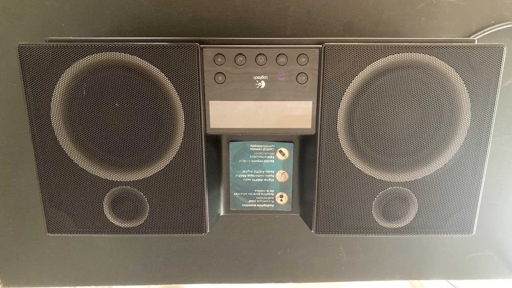 Coluna Logitech Pure-Fi Elite (S-02178) – Excelente som, bom estado