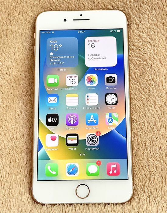 iPhone 8plus 64gb gold, идеальное состояние