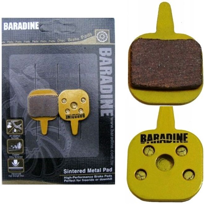 Okładziny Baradine DS-08S Tektro klocki hamulcowe