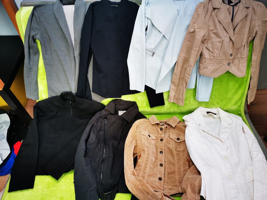 Mega paka 8 marynarek żakietów ramoneska rozmiar XS wyprzedaż OKAZJA!