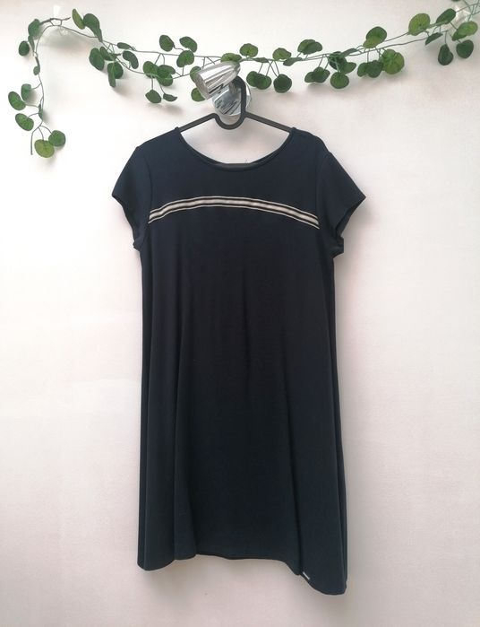 Vestido Casual Azul Marinho