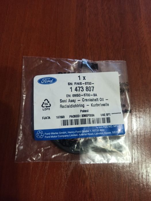 Ford  сальник коленвала двигателя передний 1 473 807