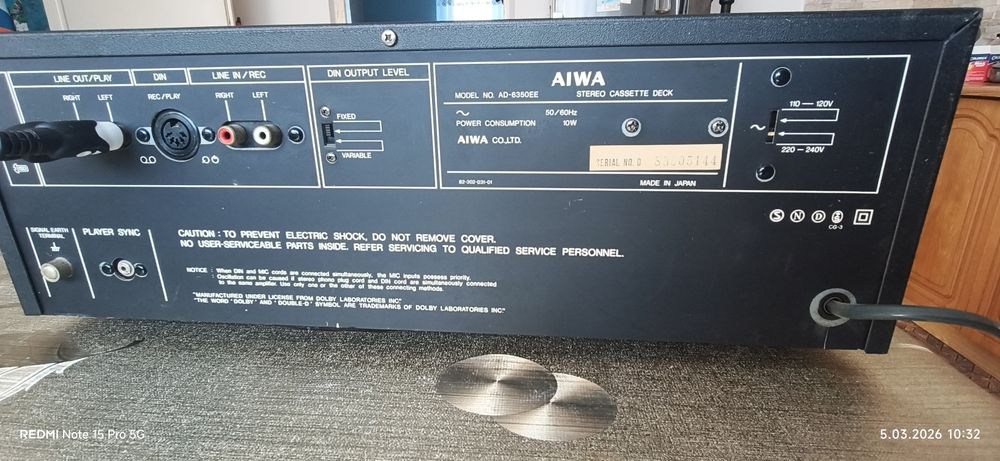Sprzedam magnetofon firmy AIWA