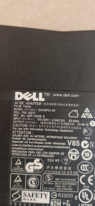 Dell Carregador/Adaptador DA130PE1-00 - 130W