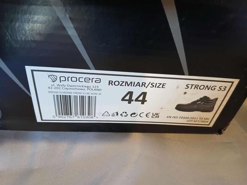 Buty robocze 44 29,5cm Procera Strong S3