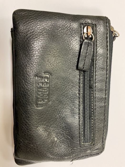 Carteira porta moedas em pele da Camel