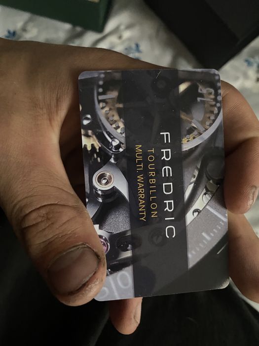 Zegarek fredric nowy skorzany