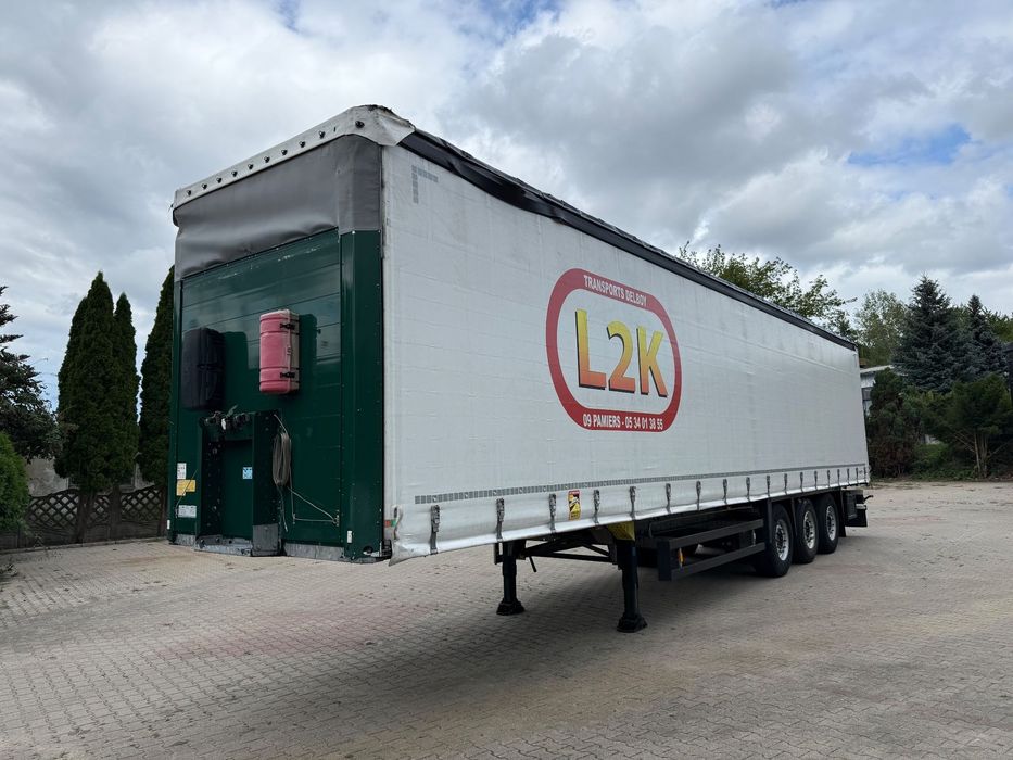 Schmitz Cargobull Firanka* Standart MULDA* SAF* OŚ PODNOSZONA* RAMA JAK NOWA* MAŁY PRZEBIEG 445TYS KM* KOSZ NA 2 KOŁA* Z Francji  Firanka* Standart z Regulowanym Dachem* Osie SCHMITZ* 2x OŚ PODNOSZONA