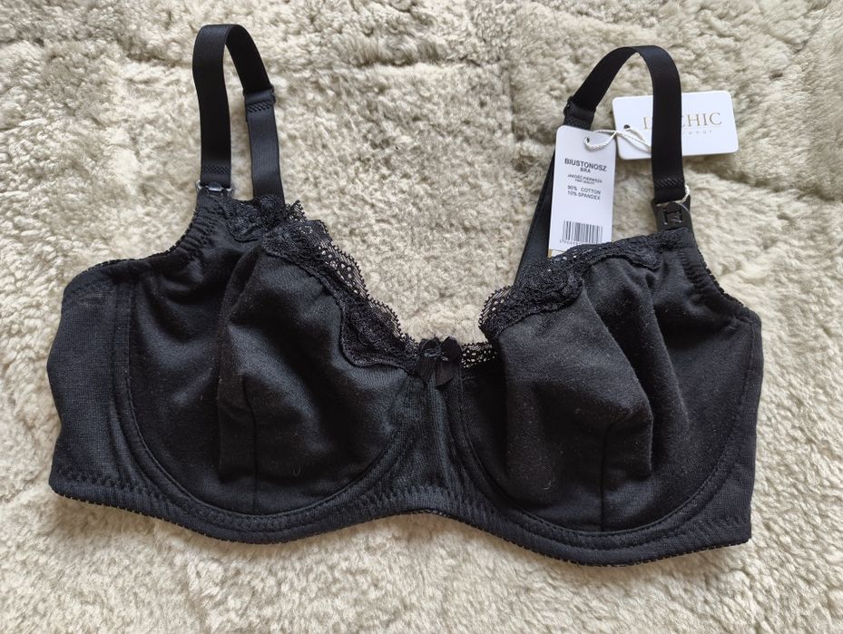 Biustonosz do karmienia na fiszbinach, stanik 80E, 75E