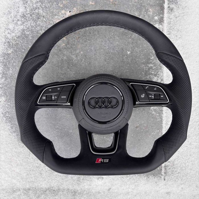 Руль Audi RS/S-line A3/A4/A5/A6/A7/A8/Q2/Q3/Q5/Q7/Q8 з підігрівом