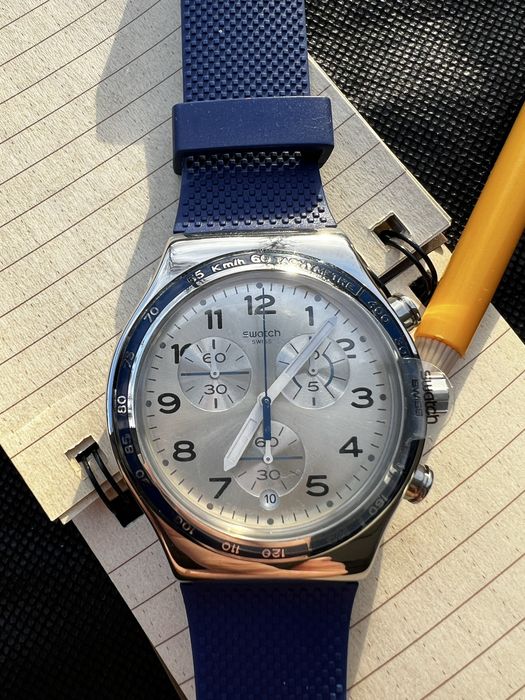 Swatch Irony Frescoazul, YVS439, Nowy, Full Set