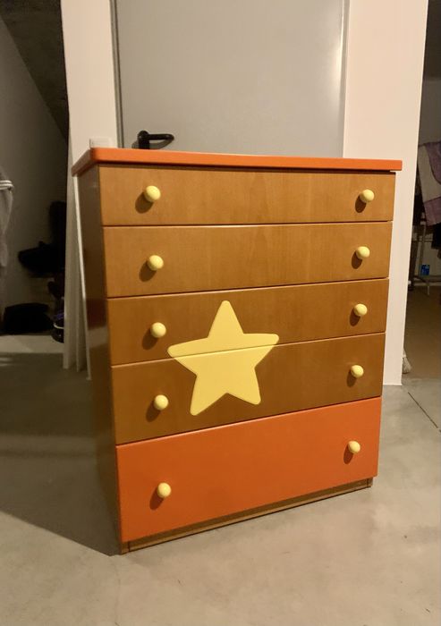 Conjunto Berço, 2 comodas