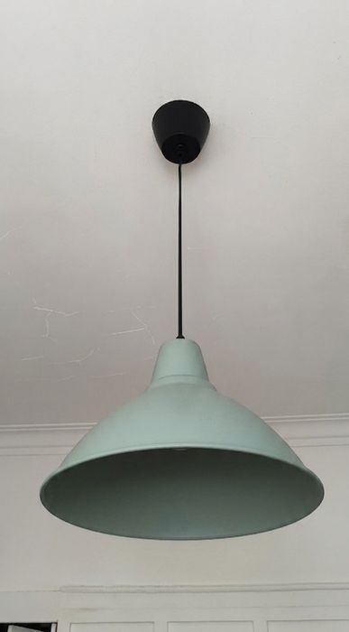 Candeeiro IKEA verde água