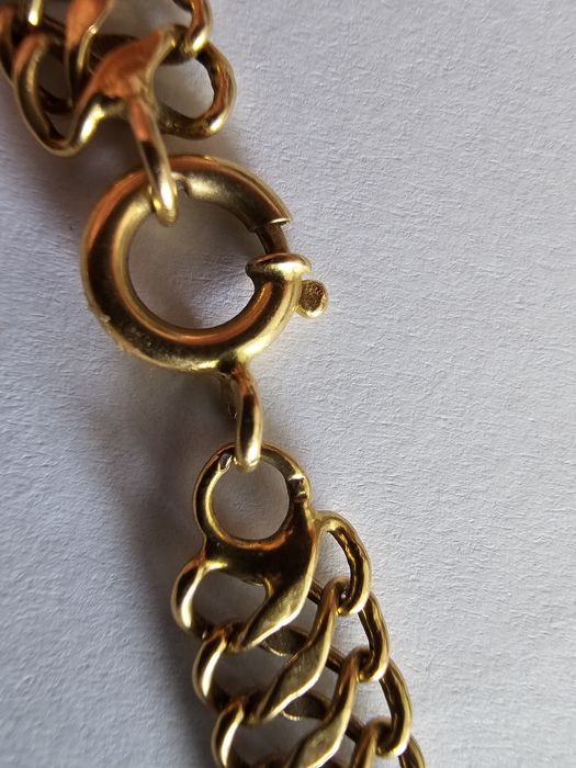 Pulseira ouro amarelo 19k