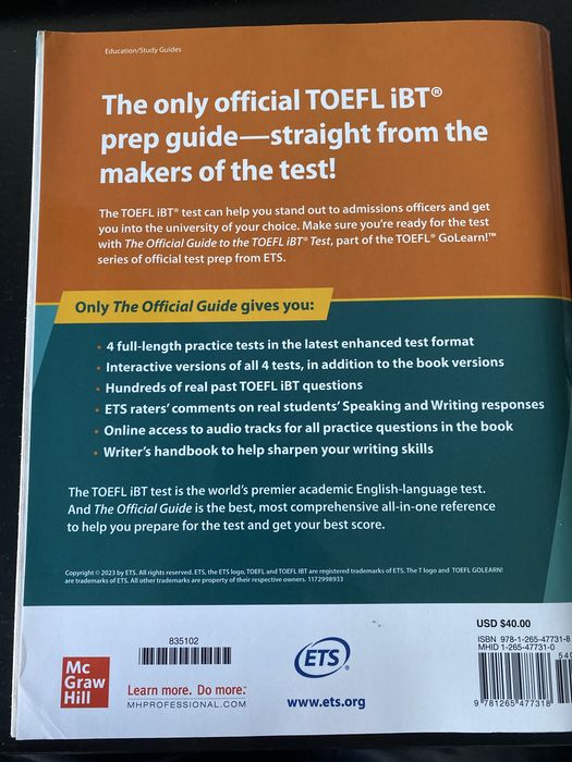 Official Guide to the TOEFL IBT Test