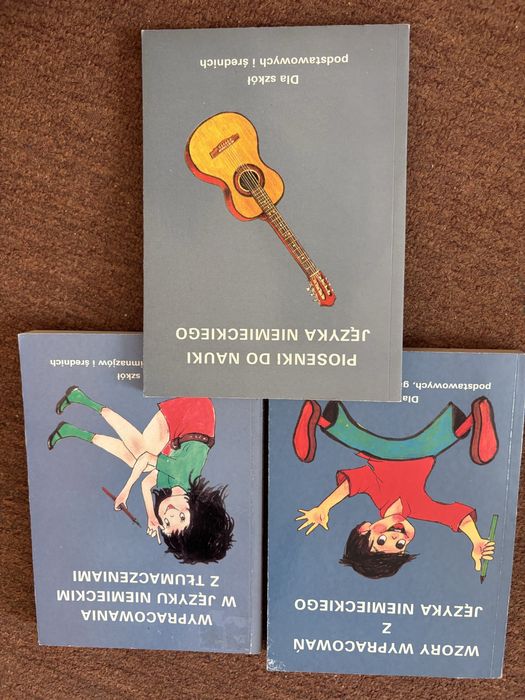 Zestaw ksiazek Kienzler Niemiecki Wzory wypracowan piosenki