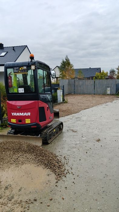 Usługi minikoparka koparka koparko ładowarka