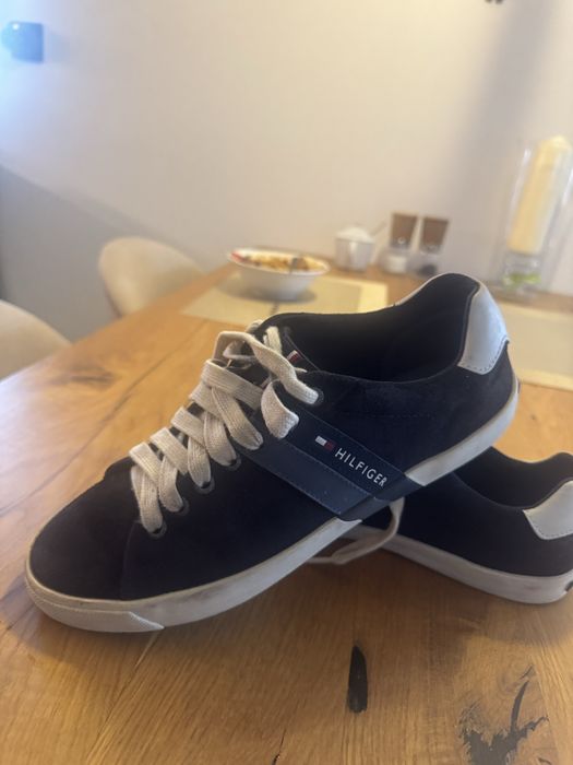Trampki zamszowe tommy hilfiger