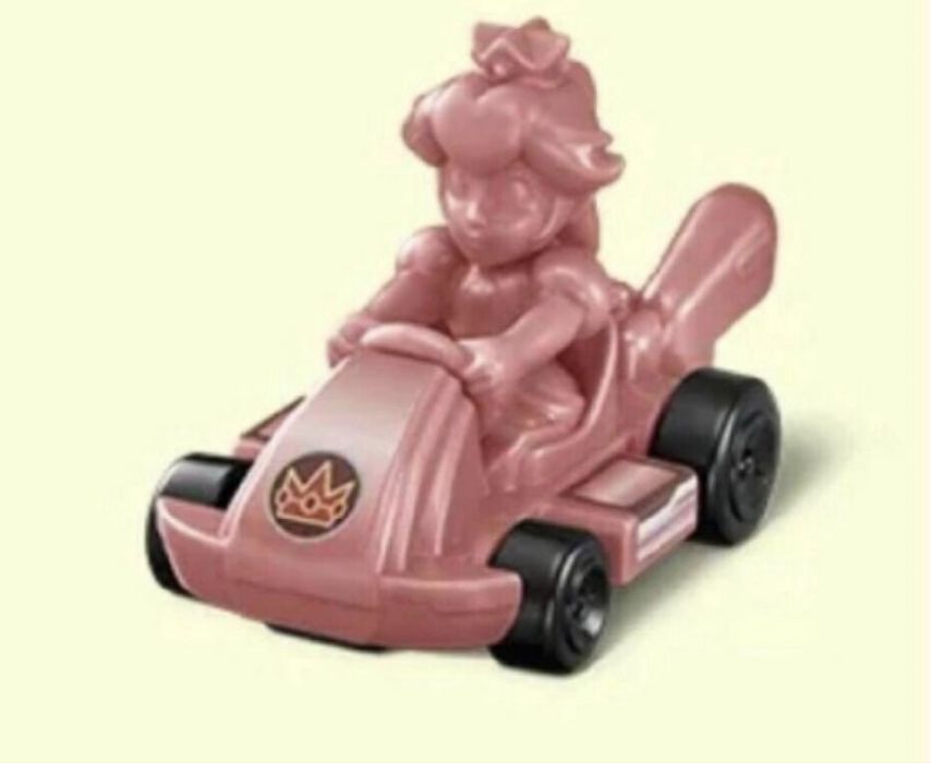 Маріо карт машинка з макдональдсу рожева Mario Kart Pink Gold Peach